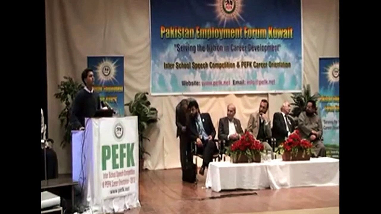 Pakistani Student Speech In Kuwait