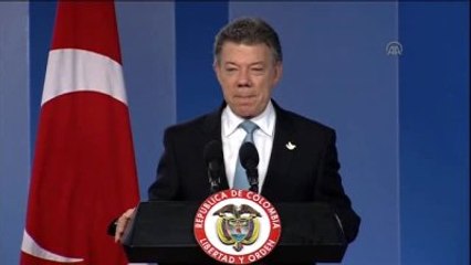 Erdoğan-Calderon ile Ortak Basın Toplantısı - Calderon