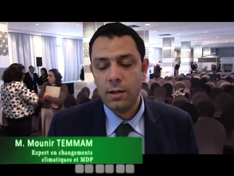 Mounir Temmam - Conférence annuelle sur les changements climatiques - Mécanismes de financement environnementale