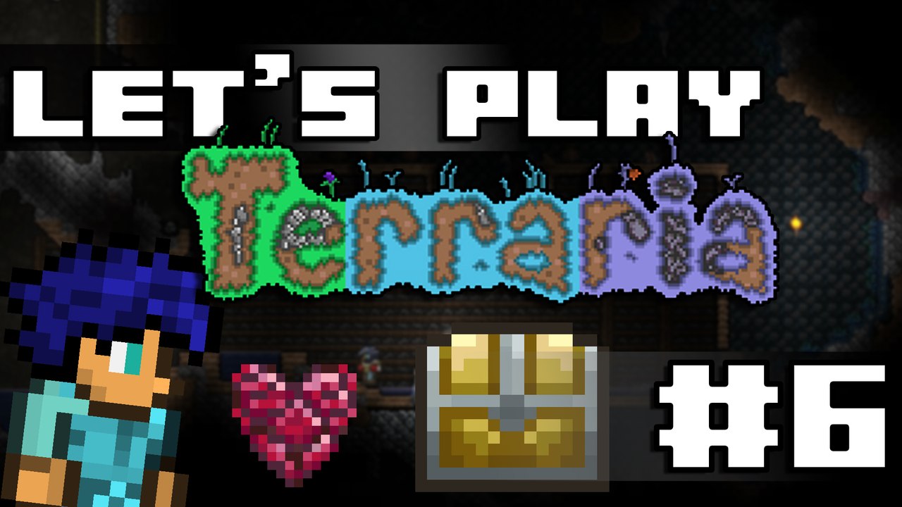 Terraria, prepare for 1.3! - Let's Play Episode 6 - Golden chest trap! w/EverThing