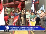 Juez de trabajo declara ilegal huelga de trabajadores de EBAIS