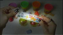 Play doh mickey mouse kinder surprise eggs peppa pig barbie toys hello kitty Cars 2