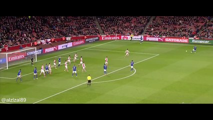 ملخص مباراة ارسنال 2×1 ليستر سيتي - ج25