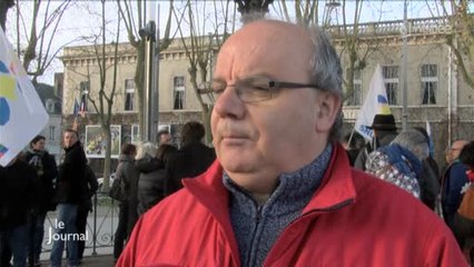 Manifestation des professeurs à La Roche-sur-Yon