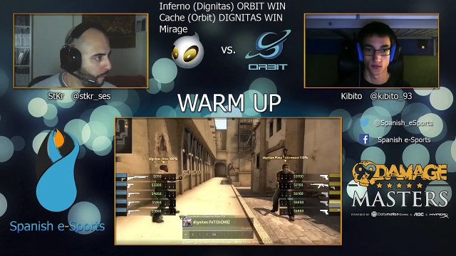 CSGO: 99 Damage - [Bo3] Dignitas (1) vs (1) Orbit - Spanish e-Sports (REPLAY)
