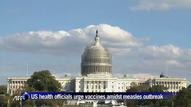 Health officials urge vaccines as US faces measles outbreak