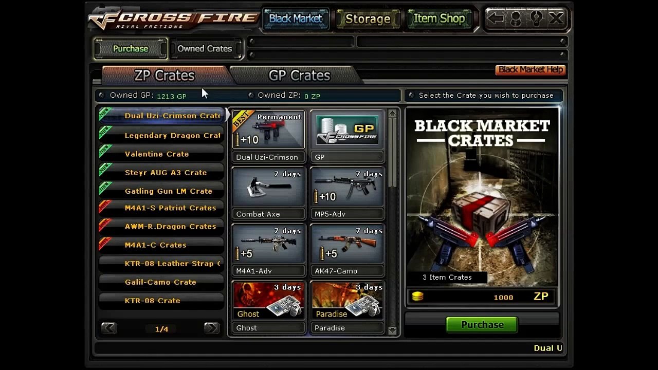 Buy Sell Accounts - Selling Crossfire account exclusive NOT SOLD 2013