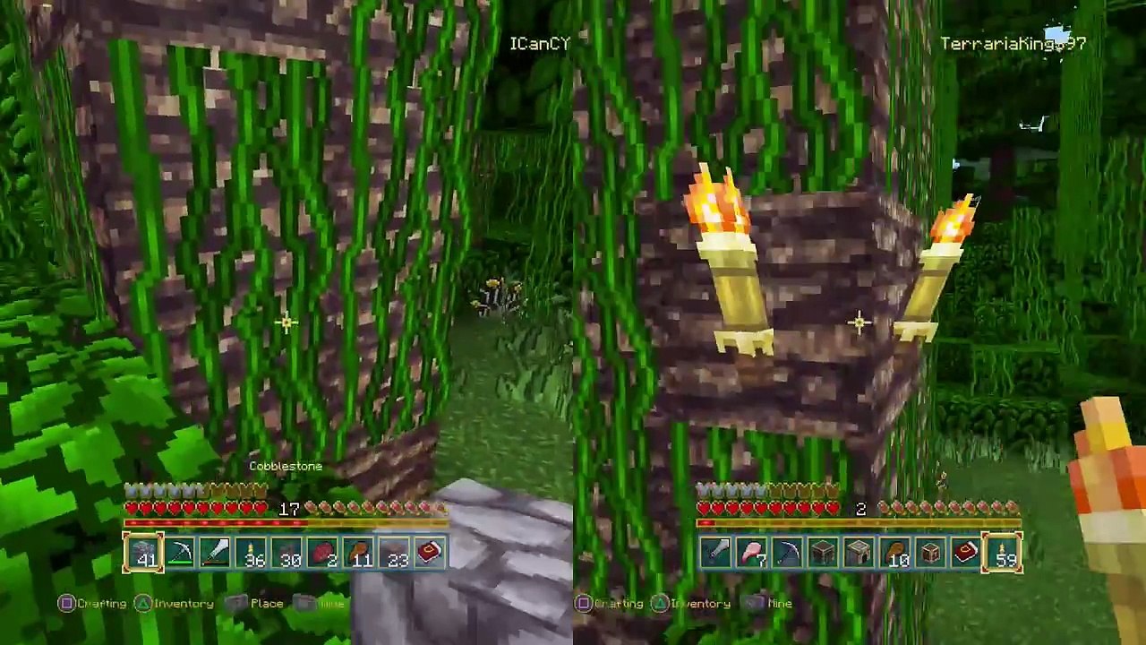 Minecraft - PS4 Episode 8 - Father And Son Survival - Goodbye Home, Hello New World