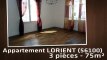 A vendre - Appartement - LORIENT (56100) - 3 pièces - 75m²