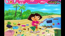 ▐ ╠╣Đ▐► Cleaning Game ►Ecofreak dora the explorer cleaning the beach game