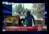 Chosica: Caída de huaicos deja por lo menos 40 viviendas afectadas