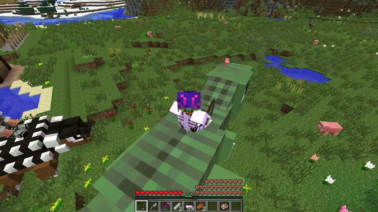 Minecraft- Jurassic Craft S2 - THE WITCH OF LEGENDS! w- Chrisandthemike & CyanideEPiC - Ep. 13