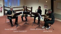 QUATUOR DE SAXOPHONES DANIEL CARLIER (BADINERIE DE LA SUITE EN SI MINEUR DE J.S BACH)