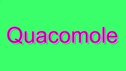 Learn the Correct Pronunciation of 'Quacomole' 🌟