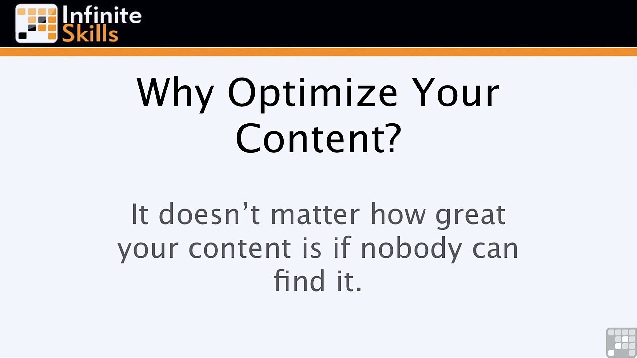 Creating Search Optimized Content