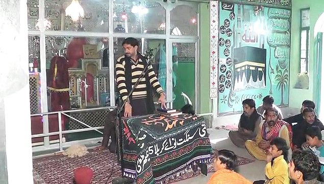 Zakir Malik Munir Hussain khokar 25 Muhrram Imam Bargha Hassan Mujtaba a.s 2014