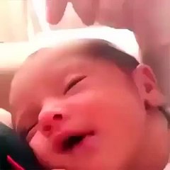 The Baby's Reaction Is So Sweet!