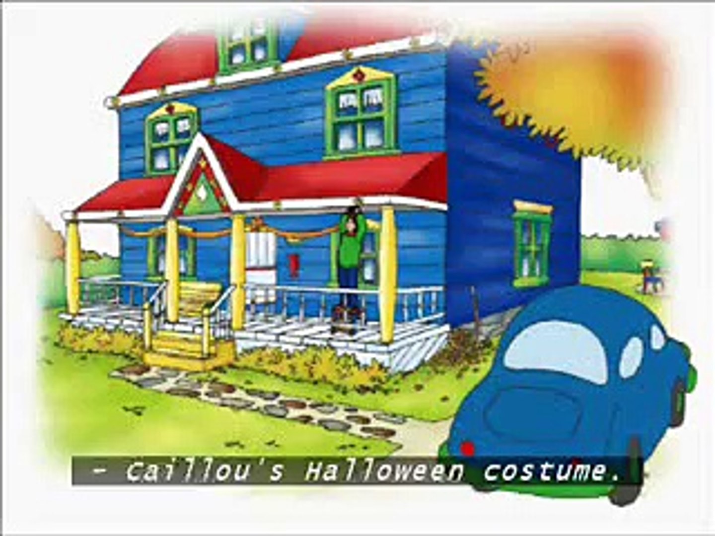 Caillou's halloween costume with subtitles - video Dailymotion