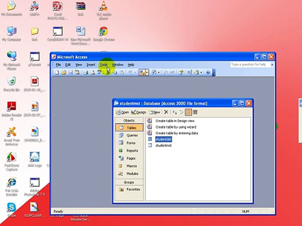 MICROSOFT Access 2003 Full Tranning In Urdu & Hindi [ part 5]