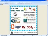 Wordpress Cpenal Blogger in Urdu Tutorials DVD Rs 300
