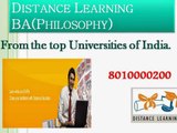 80-10000-200b Distance Learning BA in Philosophy-Noida-Delhi NCR
