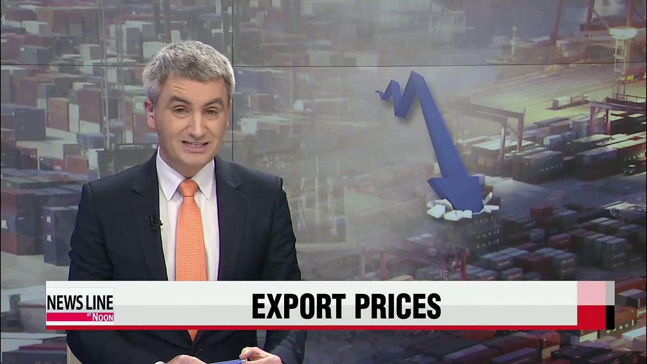 Korea's export prices dip to lowest level in 28 years last month