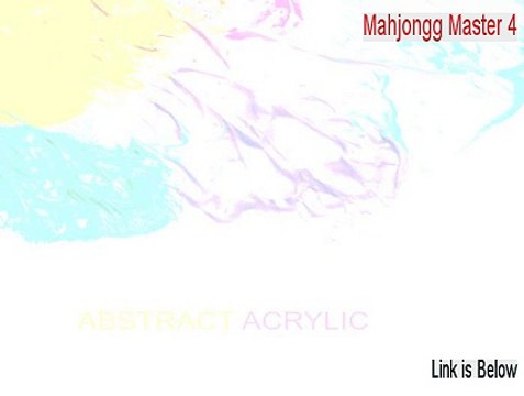 Mahjongg Master 4 Key Gen - Download Here [2015]