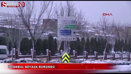 İstanbul beyaza büründü