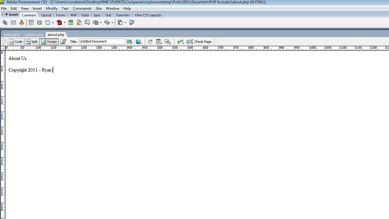 How to Edit your Entire Site with One Page (PHP Includes)
