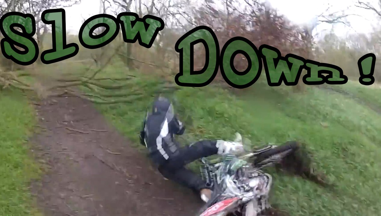 KXF450 Dirt Bike CRASH At Whitecross