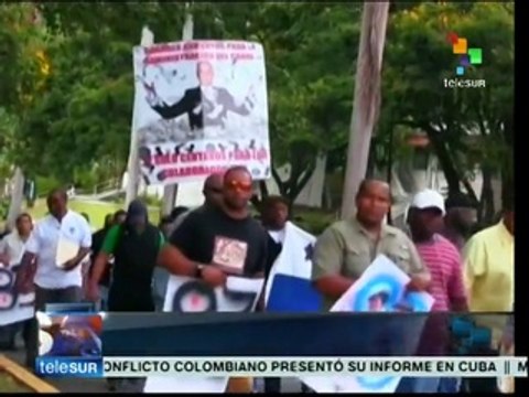 Trabajadores del Canal de Panamá exigen aumento de salarios