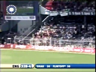 Andrew Flintoff, Caught Sachin Tendulkar bowled Anil Kumble