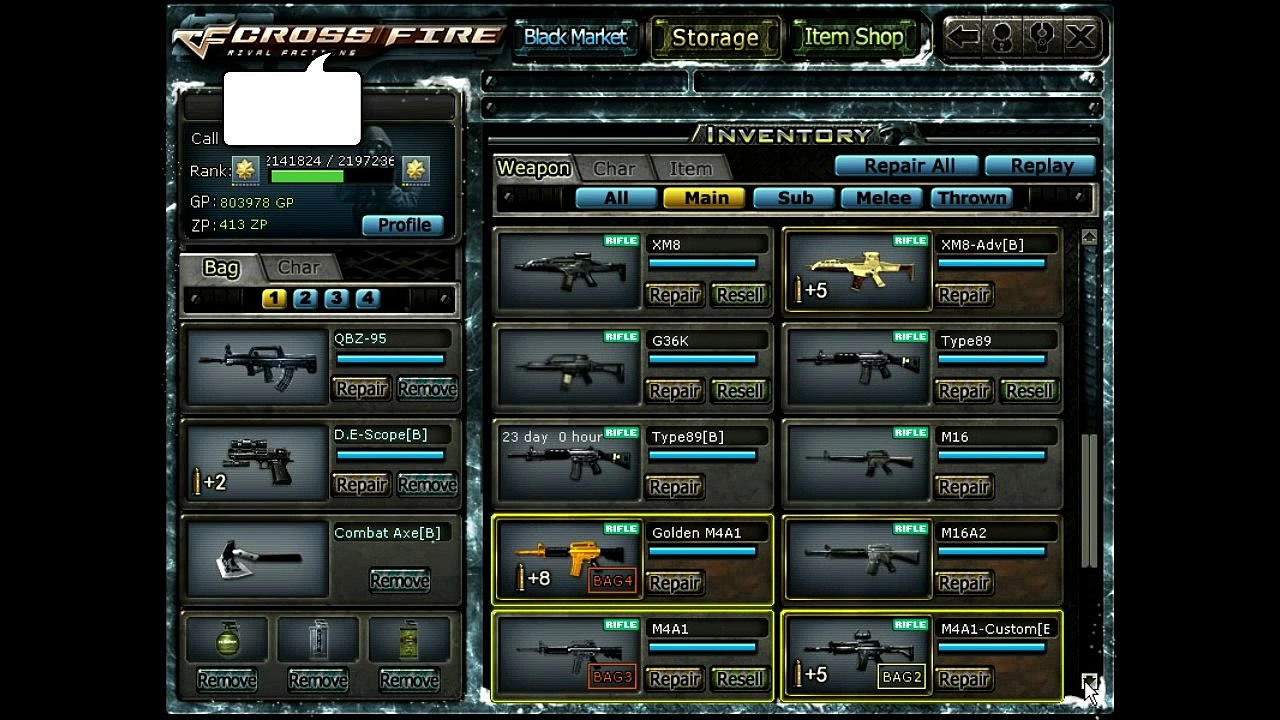 Buy Sell Accounts - Crossfire account for sale - Major