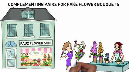 Complementing Pairs For Fake Flower Bouquets
