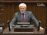 Poseł Ryszard Zbrzyzny - Wystąpienie z dnia 04 lutego 2015 roku.