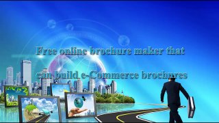 Free online brochure maker that can build e-Commerce brochures