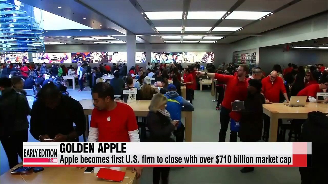 Apple becomes world's first US$700 billion company in history