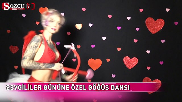 Sevgililer gününe özel göğüs dansı!