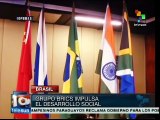 Brasil: grupo BRICS debate sobre temas de desarrollo social