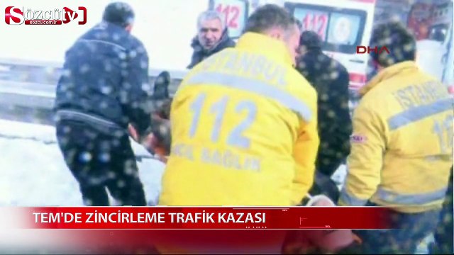 Tem'de zincirleme trafik kazası