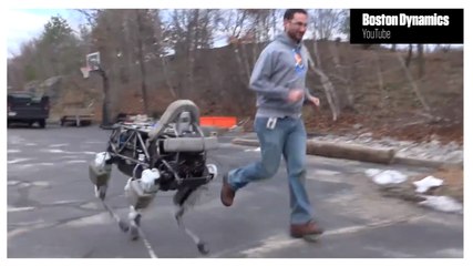 Google présente "Spot", le chien robot tout terrain