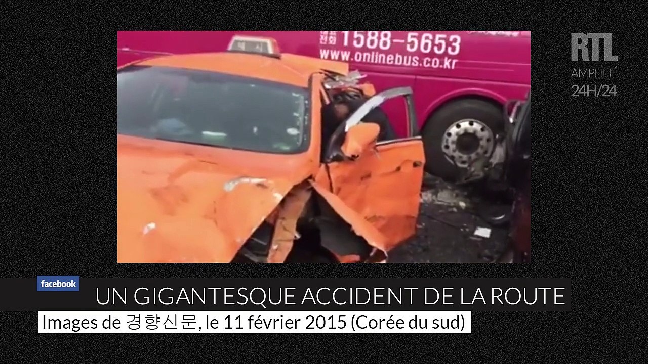 Corée du Sud : une centaine de véhicules pris dans un accident de la route