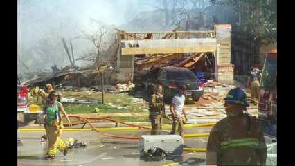 Massive Explosion Completely Levels Home In Texas