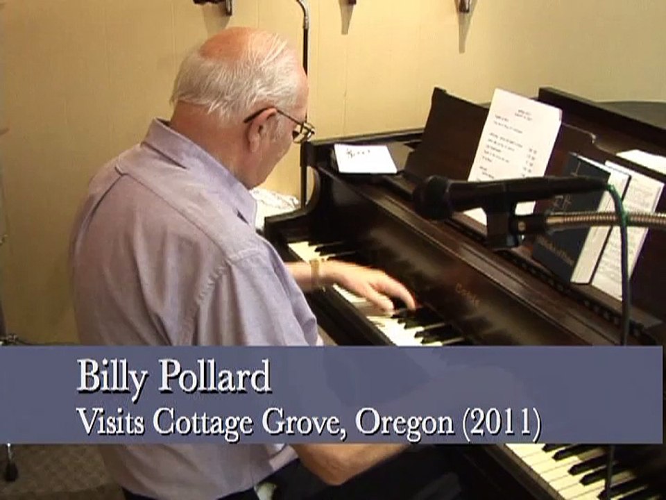 Billy Pollard plays Ragtime Piano in Cottage Grove