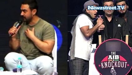 AIB roast:  Aamir Khan feels aggressive and disappointed