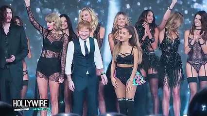 Скачать видео: Ariana Grande Vs. Ed Sheeran- Best Grammys Performance-!