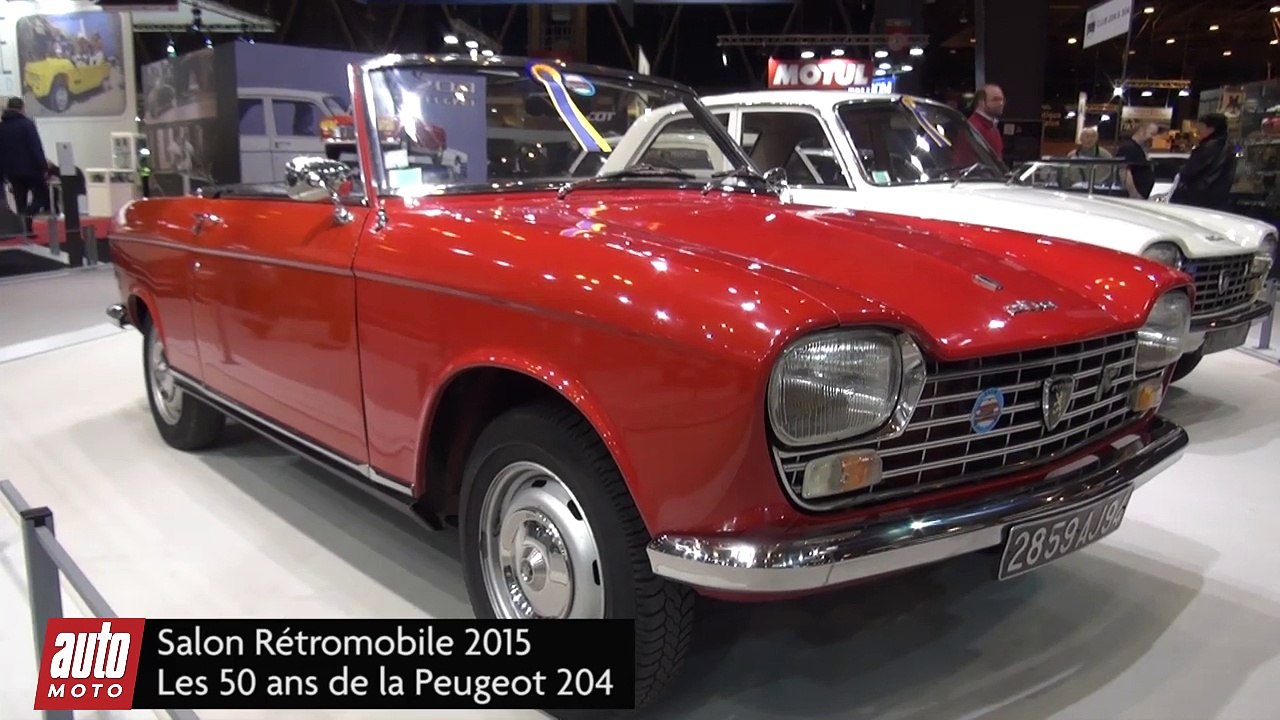 Rétromobile 2015 - Les 50 ans de la Peugeot 204