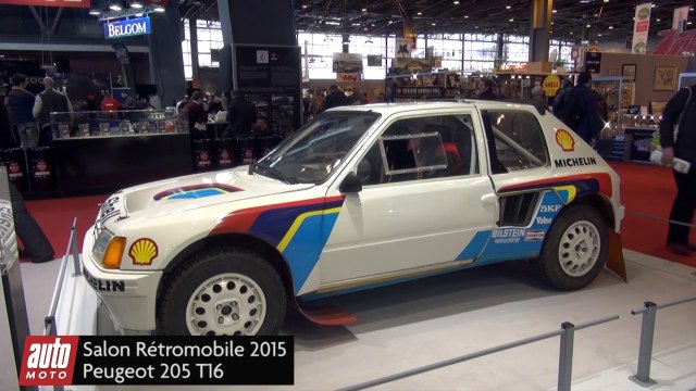 Rétromobile 2015 - 30 ans de la Peugeot 205 GTI