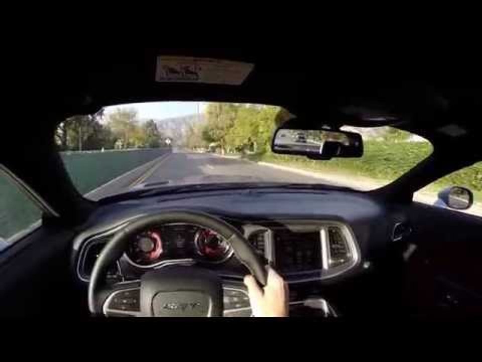 2015 Dodge Challenger Hellcat SRT - WR TV POV City Drive