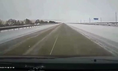 Как чистят снег в Казахстане